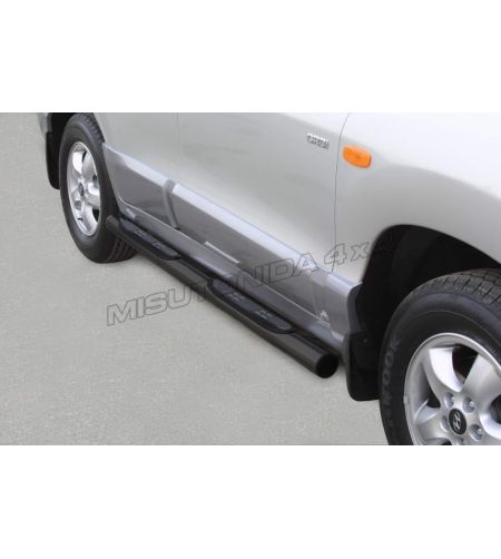 Sidebars - Misutonida - Grand Pedana - Black matte - Set - Hyundai - Santa Fe - 2000-2004