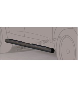 Sidebars - Misutonida - Grand Pedana - Zwart mat - Set - Mitsubishi - Pajero - 5 deurs - 2000-2006