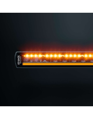 LED bar - Strands - Siberia Night Guard - SR - 20" - 50.5cm - Positielicht Wit/Amber - 1 flitspatroon - Driving