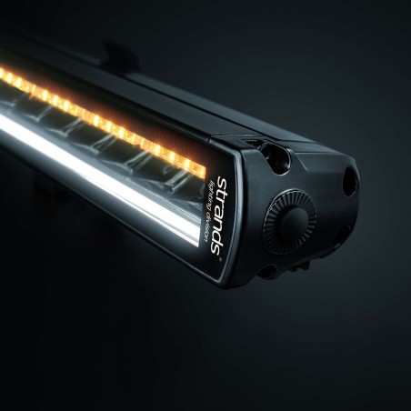 LED-ramp - Strands - Siberia Night Guard - SR - 20" - 50.5cm - Positionsljus Vit/Bärnsten - 1 blixtmönster - Driving -