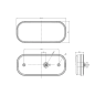 Tail light - Fristom - FT-230 NT PM - 8.4" - 21.4cm - Smoke - LED - Dynamic indicator - Tail - Brake - Ind - Rev - Reflector - 12V-24V Tail light - Fristom - FT-230 NT PM - 8.4" - 21.4cm - Smoke - LED - Dynamic indicator - Tail - Brake - Ind - Rev - Reflector - 12V-24V