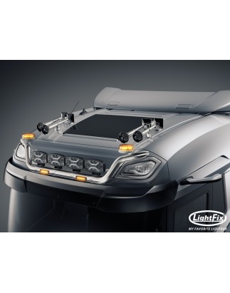 Takbåge - Lightfix - Sky-light - Förkablad - Högblankt rostfritt stål - DAF - XD/XF/XG - Sleeper High Cab - 2021+