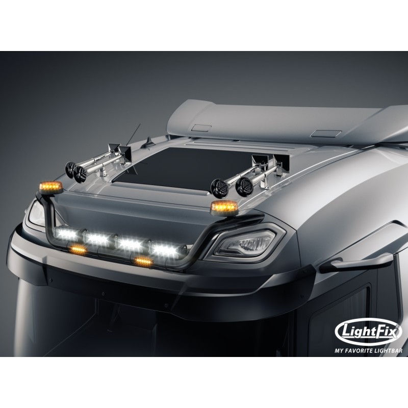 Dachbügel - Lightfix - Sky-light Wing - Vorverkabelt - Schwarz - DAF - XD/XF/XG - Sleeper High Cab - 2021+