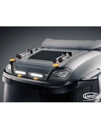 Roof bar - Lightfix - Sky-light Wing - Prewired - Black - DAF - XD/XF/XG - Sleeper High Cab - 2021+
