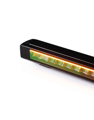 LED Lightbar - Tralert - Stratos 989 - 38.9" - 98.9cm - Xenon Weiß - Positionslicht Rot/Amber - 1 Blinkmuster - Driving 