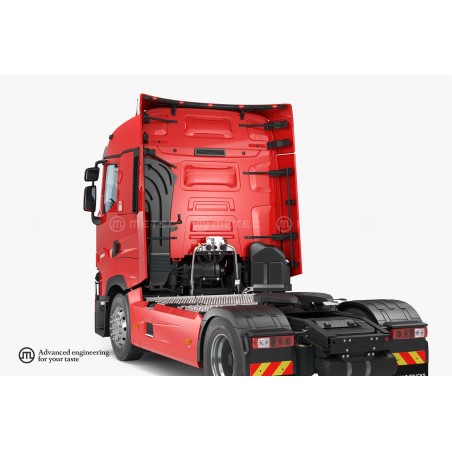 RVS Inox - Metec - R-rail Aerokit - LED - Zwart - Renault - T Series - High - 2021+