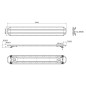 LED-Lichtwarnbalken - Tralert - Circulux - 22 - 53.5" - 135.9cm - Smoke - inkl. Funk-Controller - 18 Blitzmuster - Amber - R65-2 - 12V-24V LED-Lichtwarnbalken - Tralert - Circulux - 22 - 53.5" - 135.9cm - Smoke - inkl. Funk-Controller - 18 Blitzmuster - Amber - R65-2 - 12V-24V