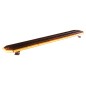 LED Warning lightbar - Tralert - Circulux - 20 - 47.5" - 120.7cm - Smoke - incl Wireless Controller - 18 flash patterns - Amber - R65-2 - 12V-24V
