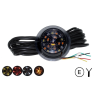 Marker Light - M-Led - Danish Light Dark - 2.8" - 7.2cm - With Turn Signal - Smoke - White/Amber/Red - 12V-30V