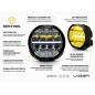 Driving light - Lazer - Sentinel 7 - Elite - 7" - 17.8cm - Yellow - Position light White/Amber - Driving Driving light - Lazer - Sentinel 7 - Elite - 7" - 17.8cm - Yellow - Position light White/Amber - Driving