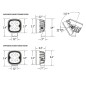 Achterlicht - Lazer - Utility 25 - Chase - 3.1" - 7.9cm - Helder - Achter - 12V-30V