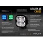 Achterlicht - Lazer - Utility 25 - Chase - 3.1" - 7.9cm - Helder - Achter - 12V-30V