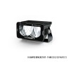 LED Light bar - Lazer - Carbon 2 - 4.6" - 11.6cm - Yellow dip - White/Yellow - Spot