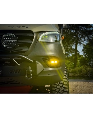 LED Light bar - Lazer - Carbon 2 - 4.6" - 11.6cm - Yellow dip - White/Yellow - Spot