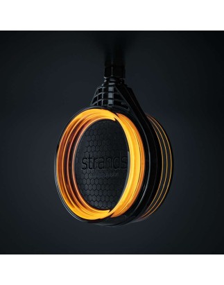 Spanish Light - Strands - FOR9T - 4.3" - 10.9cm - Smoke - Amber - 12V-36V