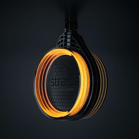 Spanish Light - Strands - FOR9T - 4.3" - 10.9cm - Smoke - Amber - 12V-36V