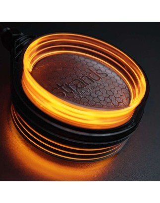 Spanish Light - Strands - FOR9T - 4.3" - 10.9cm - Smoke - Amber - 12V-36V