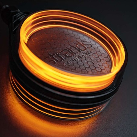 Spanish Light - Strands - FOR9T - 4.3" - 10.9cm - Smoke - Amber - 12V-36V
