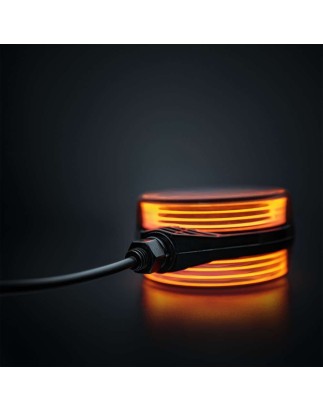 Spanish Light - Strands - FOR9T - 4.3" - 10.9cm - Smoke - Amber - 12V-36V