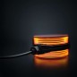 Spansk lampa - Strands - FOR9T - 4.3" - 10.9cm - Smoke - Bärnsten - 12V-36V Spansk lampa - Strands - FOR9T - 4.3" - 10.9cm - Smoke - Bärnsten - 12V-36V