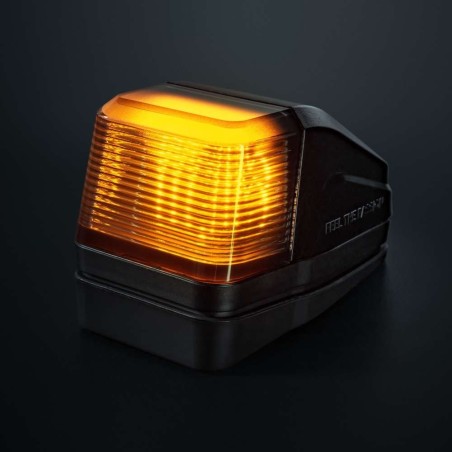 Toplamp - Strands - IZE LED - 2.4" - 6cm - Volvo-Style - Smoke - Wit/Amber - 1 flitspatroon - 12V-30V