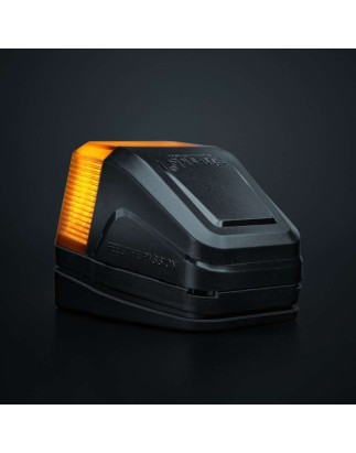 Toplamp - Strands - IZE LED - 2.4" - 6cm - Volvo-Style - Smoke - Wit/Amber - 1 flitspatroon - 12V-30V