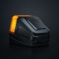 Cab roof lights - Strands - IZE LED - 2.4" - 6cm - Volvo-Style - Smoke - White/Amber - 1 flash pattern - 12V-30V Cab roof lights - Strands - IZE LED - 2.4" - 6cm - Volvo-Style - Smoke - White/Amber - 1 flash pattern - 12V-30V