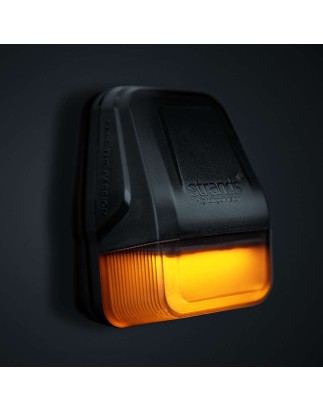 Toplamp - Strands - IZE LED - 2.4" - 6cm - Volvo-Style - Smoke - Wit/Amber - 1 flitspatroon - 12V-30V