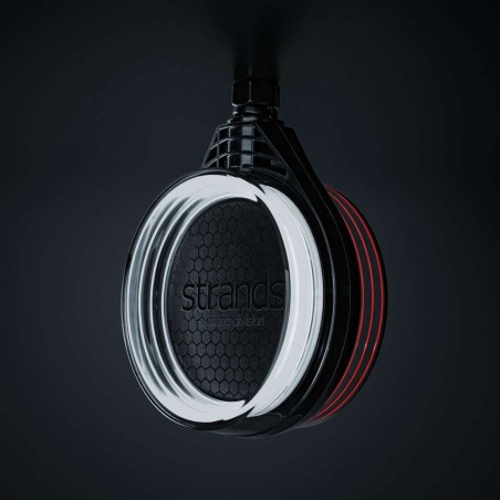 Spanish Light - Strands - FOR9T - 4.3" - 10.9cm - Smoke - White/Amber/Red - 12V-36V