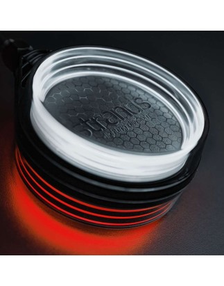 Spaanse Lamp - Strands - FOR9T - 4.3" - 10.9cm - Smoke - Wit/Amber/Rood - 12V-36V
