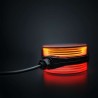 Spanische Lampe - Strands - FOR9T - 4.3" - 10.9cm - Smoke - Weiß/Amber/Rot - 12V-36V