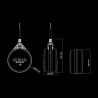 Spanische Lampe - Strands - FOR9T - 4.3" - 10.9cm - Smoke - Weiß/Amber/Rot - 12V-36V