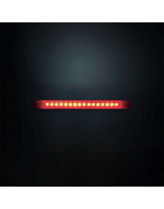 Achterlicht - Strands - 13.1" - 33.3cm - Rood - Rem - 12V