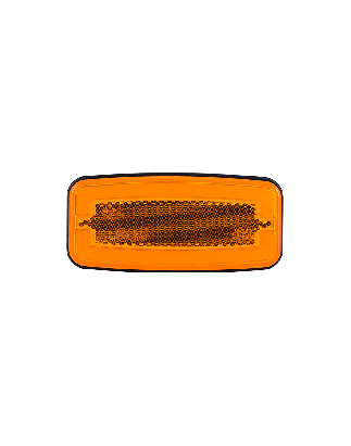 Markeringsljus - Horpol - HOR 116 - Neon - 4.4" - 11.1cm - Bärnsten - 12V-24V