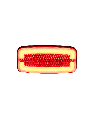 Markeringsljus - Horpol - HOR 116 - Neon - 4.4" - 11.1cm - Röd - 12V-24V