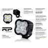 LED Lightbar - Lazer - RP - 4.3" - 10.8cm - Gelb - Spot