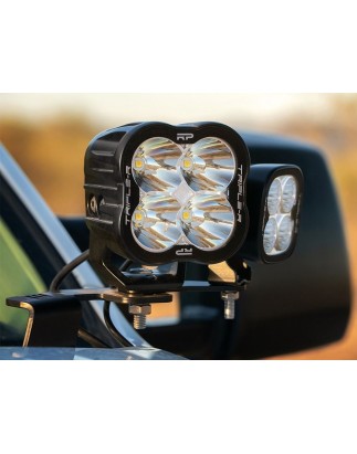 Montage - Lazer - A-Säule - Verlängerungshalterung für zwei Lampen - Set von 2