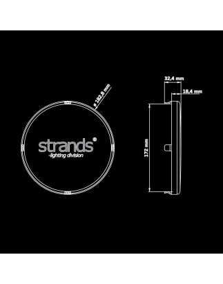 Protective cover - Strands - Siberia XP - 7 - 7.2" - 18.3cm - Smoke