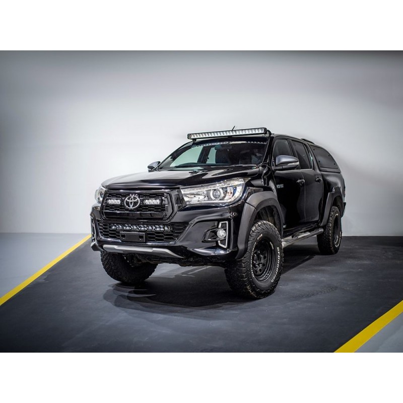 Montage - Lazer - Auto ohne Dachreling - Schwarz - Satz - Toyota - Hilux - 2015+