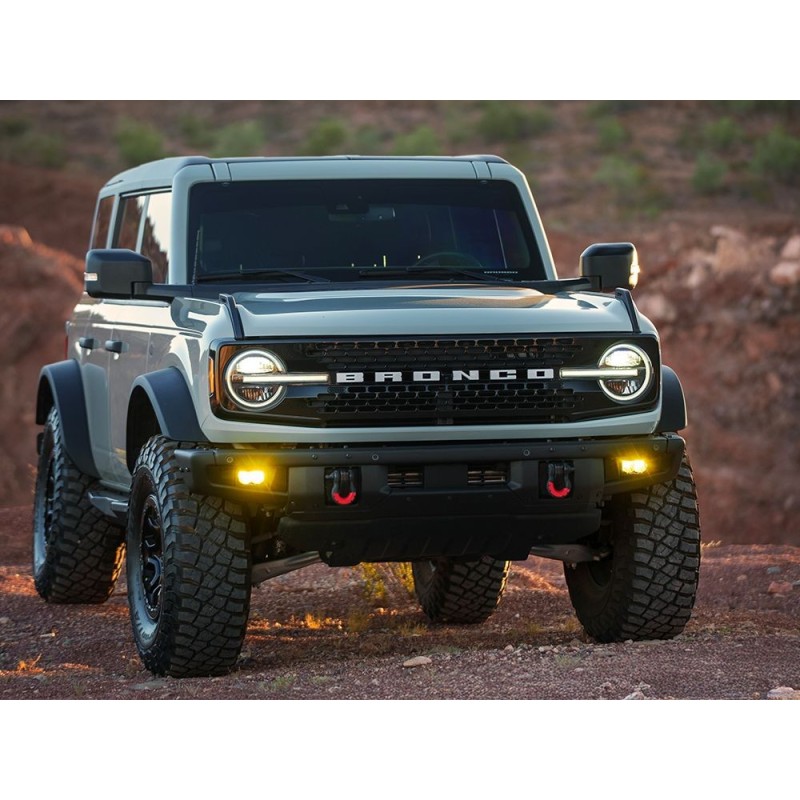 Verlichtingskit - Lazer - Carbon 2 - Geel dimlicht - Set - Ford - Bronco - Modulaire bumper met originele mistlampen - 2022+ Verlichtingskit - Lazer - Carbon 2 - Geel dimlicht - Set - Ford - Bronco - Modulaire bumper met originele mistlampen - 2022+