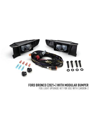 Verlichtingskit - Lazer - Carbon 2 - Geel dimlicht - Set - Ford - Bronco - Modulaire bumper met originele mistlampen - 2022+