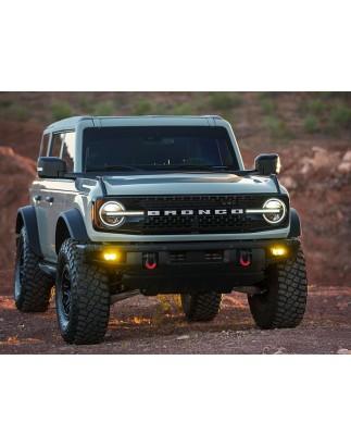 Beleuchtungsset - Lazer - Carbon 2 - Gelbes abblendlicht - Satz - Ford - Bronco - Modularer Stoßfänger - 2022+