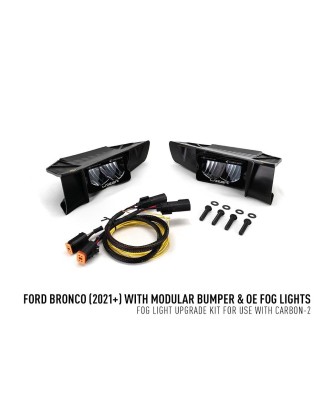 Beleuchtungsset - Lazer - Carbon 2 - Gelbes abblendlicht - Satz - Ford - Bronco - Modularer Stoßfänger - 2022+