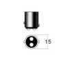 LED lamp - Ledson - 24-Led - BAY15d - Weiß - 24V