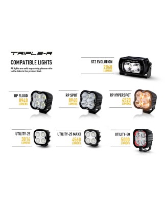 Belysningspaket - Lazer - Monteringssats för A-stolpe - Set - Ford - F150 - 2021-2024