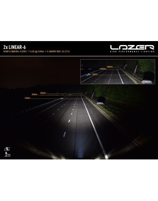Grille kit - Lazer - Linear 6 - Set - Land Rover - Defender - 2020+