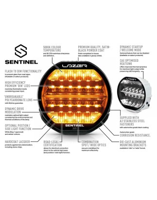 Belysningspaket - Lazer - Sentinel - Set - Land Rover - Defender - 2020+