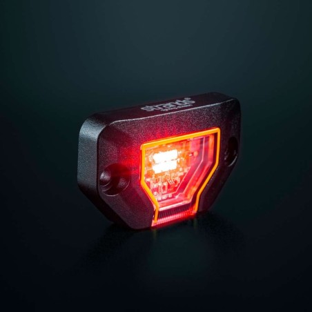Werklamp - Strands - Unity Rock Light - 2.9" - 7.4cm - Plat + Schuin - Rood - Work / Scene