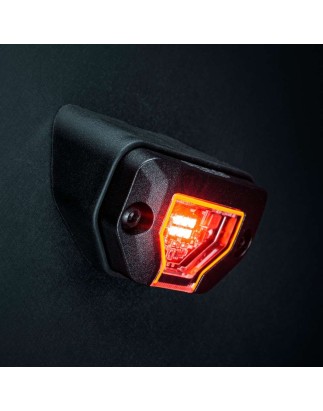 Werklamp - Strands - Unity Rock Light - 2.9" - 7.4cm - Plat + Schuin - Rood - Work / Scene