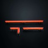 Markeringsljus - Strands - Freedom Dark Line - 4.9" - 12.5cm - Smoke - Röd - 12V-30V